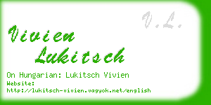 vivien lukitsch business card
